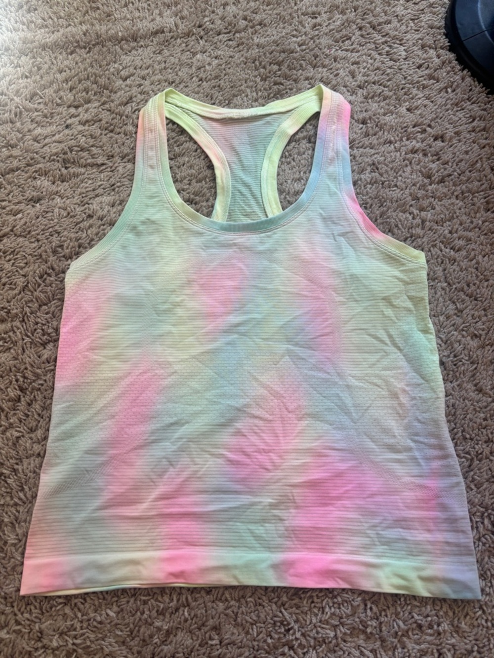 Lululemon Pastel Tie-Dye Racerback Tank Top